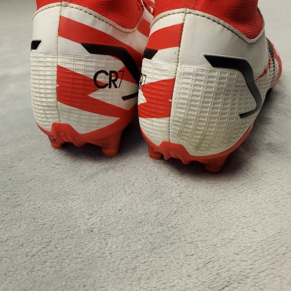 Nike Mercurial Superfly 8 CR7 Academe Soccer Boots Cleats Size 9 Red Lightening - Picture 11 of 16